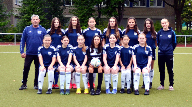 Mannschaftsfoto C-Juniorinnen II (Saison 2022/2023)