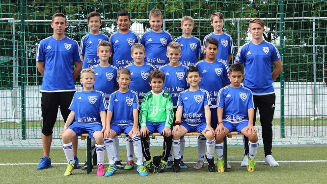 Mannschaftsfoto E1-Junioren (Saison 2016/2017)