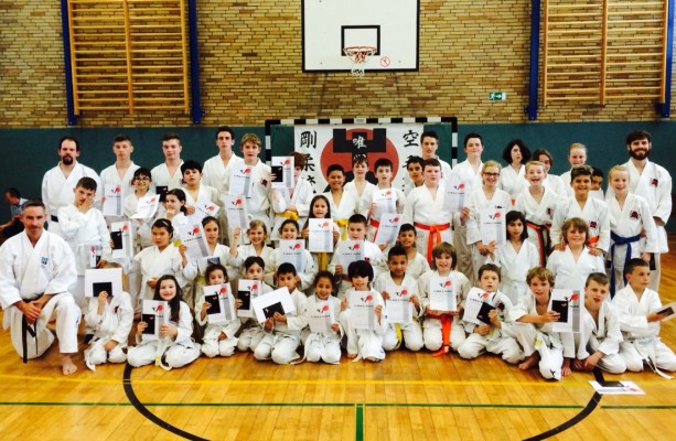 Karate Kyu-Grad-Prüfungen Frühjahr 2014 - Die erfolgreichen Prüflinge