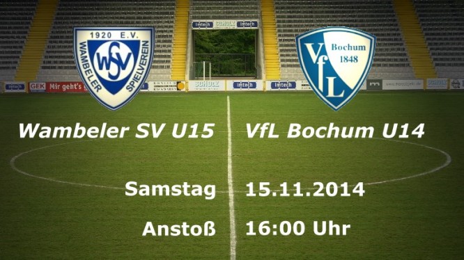Heimspieltag: Wambeler U15 empfängt VfL Bochum