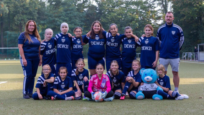 Mannschaftsfoto D-Juniorinnen II (Saison 2025/2026)